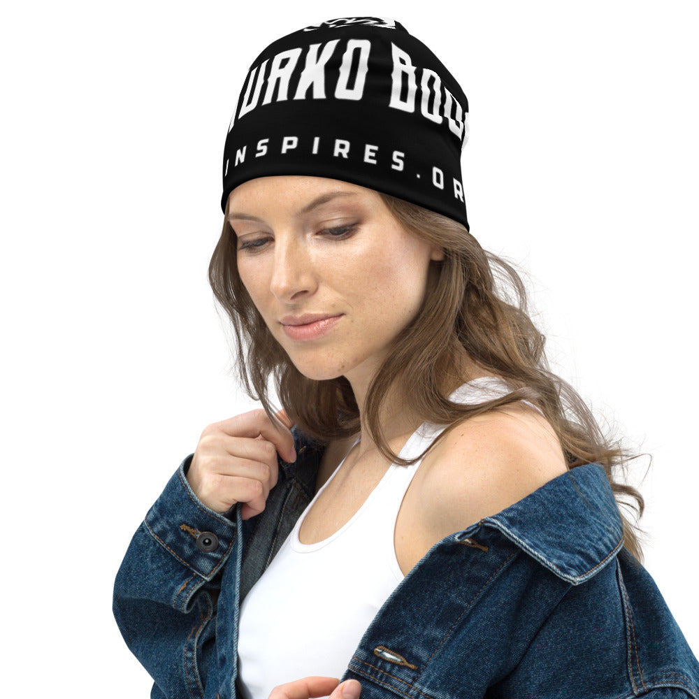 Loopholes All-Over Print Beanie