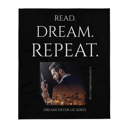 Read. Dream. Repeat. Throw Blanket